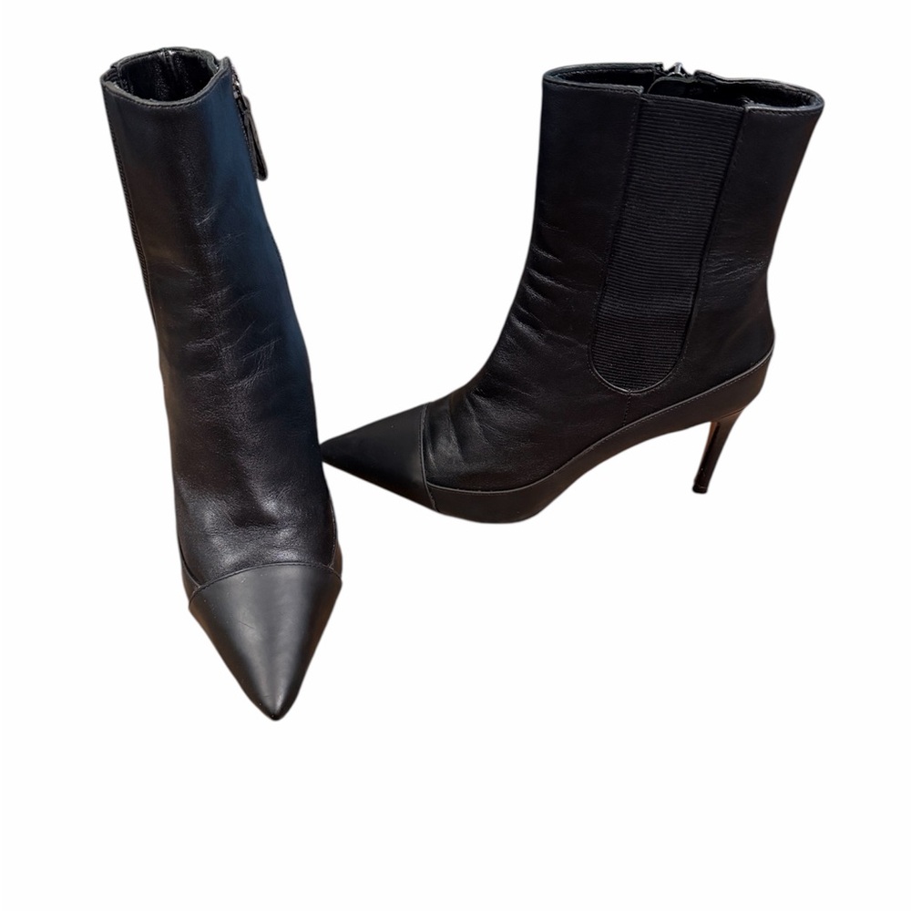 Alexandre Birman Black Heeled Boots